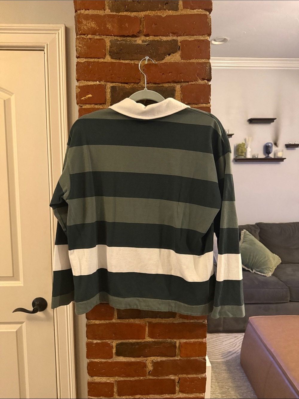 Madewell 100% Cotton Striped Rugby Pullover - Picture 3 of 4
